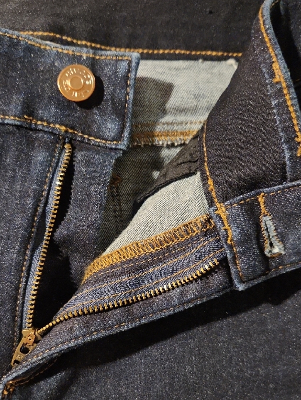 Chico's Dark Indigo Skinny Jeans w/ Top - Picture 5 of 15